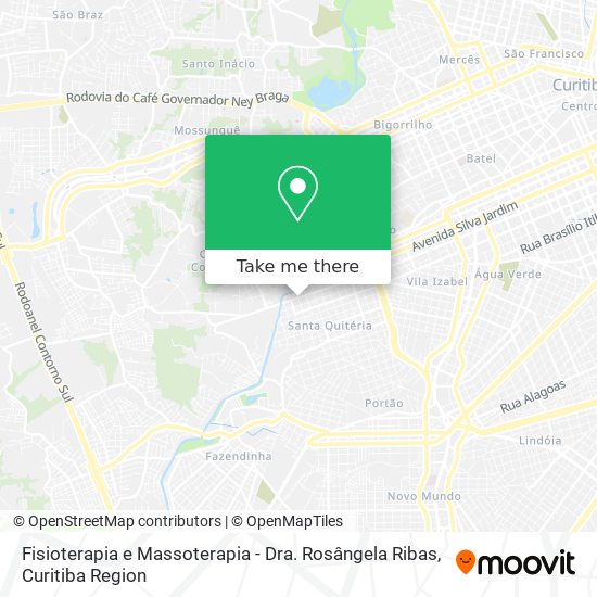 Fisioterapia e Massoterapia - Dra. Rosângela Ribas map