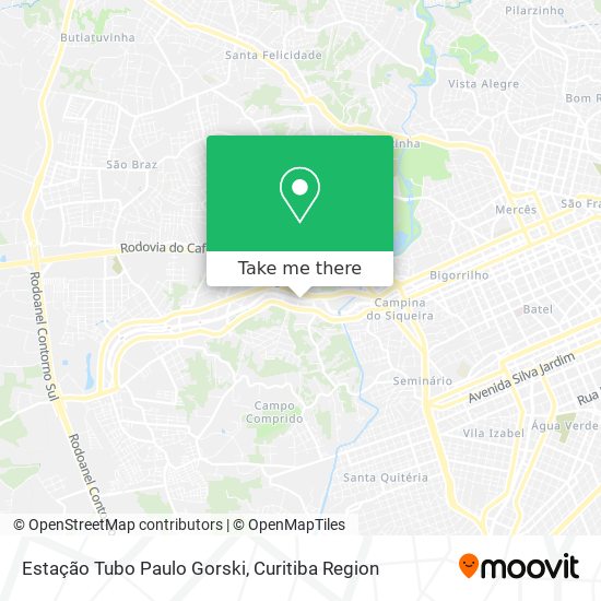 Estação Tubo Paulo Gorski map