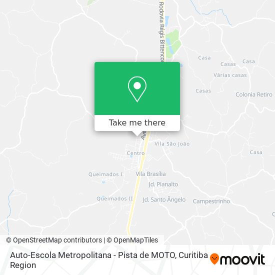 Auto-Escola Metropolitana - Pista de MOTO map