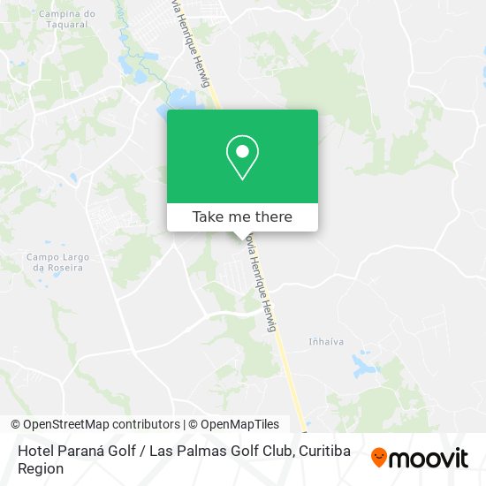 Mapa Hotel Paraná Golf / Las Palmas Golf Club