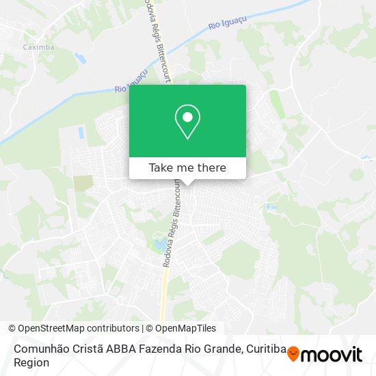 Comunhão Cristã ABBA Fazenda Rio Grande map