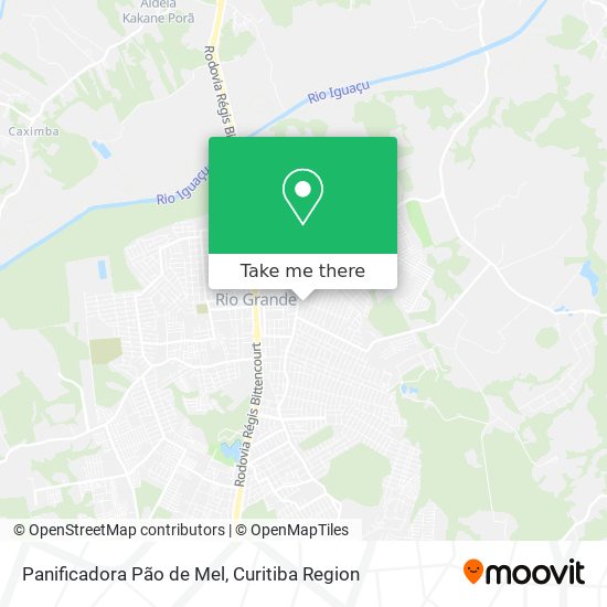 Panificadora Pão de Mel map