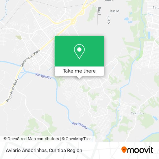 Aviário Andorinhas map