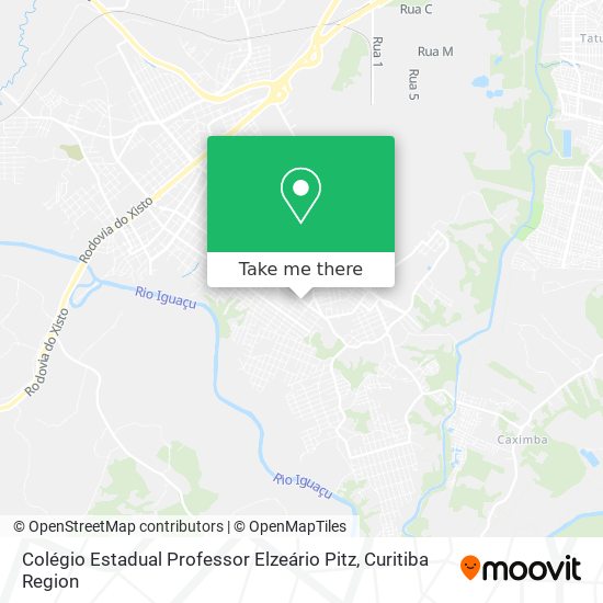 Colégio Estadual Professor Elzeário Pitz map