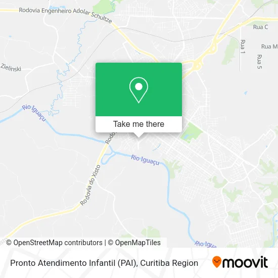 Pronto Atendimento Infantil (PAI) map