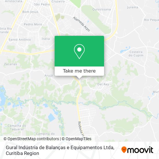 Gural Indústria de Balanças e Equipamentos Ltda map