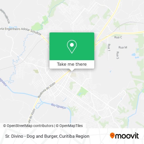 Sr. Divino - Dog and Burger map
