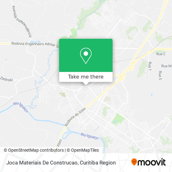 Joca Materiais De Construcao map