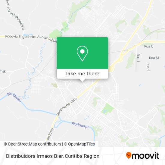 Distribuidora Irmaos Bier map