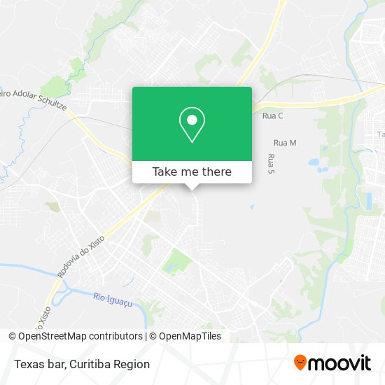 Mapa Texas bar