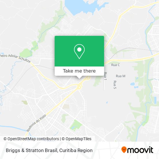 Briggs & Stratton Brasil map