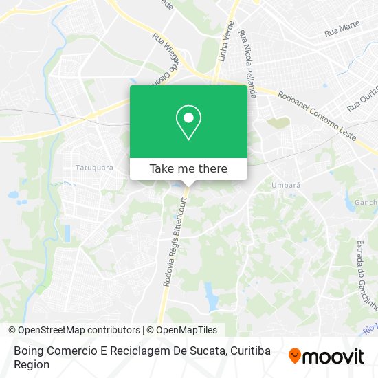 Boing Comercio E Reciclagem De Sucata map