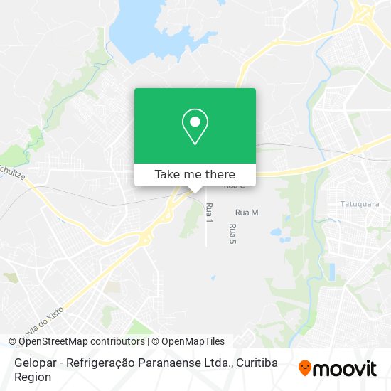Gelopar - Refrigeração Paranaense Ltda. map
