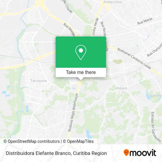Distribuidora Elefante Branco map