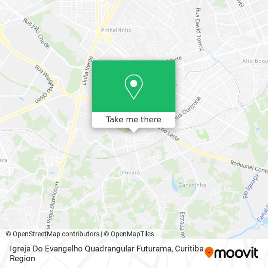 Igreja Do Evangelho Quadrangular Futurama map