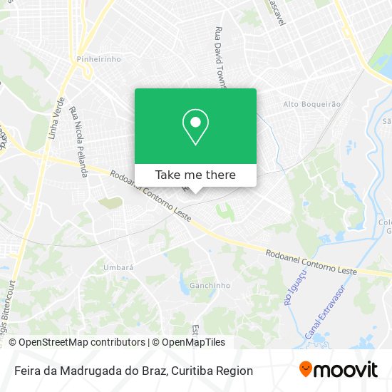 Feira da Madrugada do Braz map