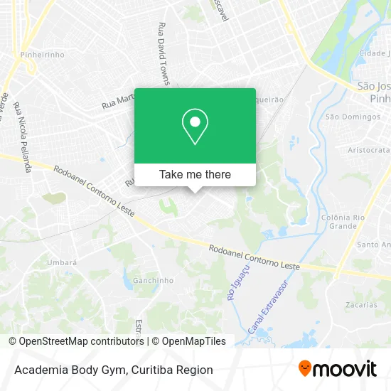 Academia Body Gym map