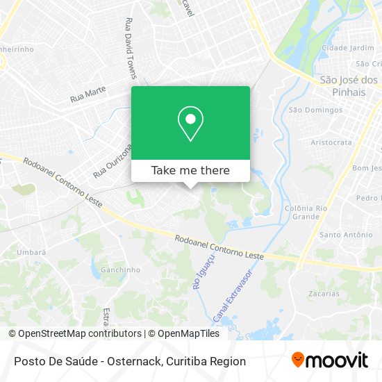 Posto De Saúde - Osternack map