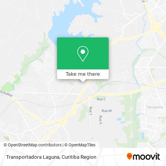 Transportadora Laguna map