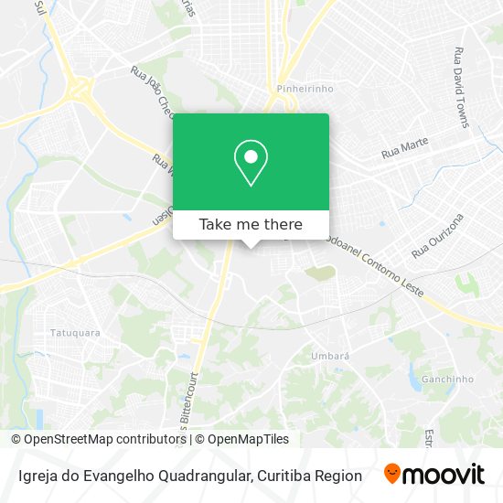 Igreja do Evangelho Quadrangular map