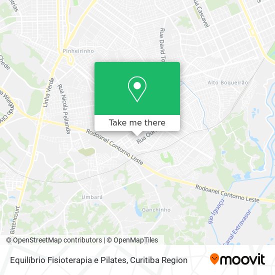 Equilíbrio Fisioterapia e Pilates map
