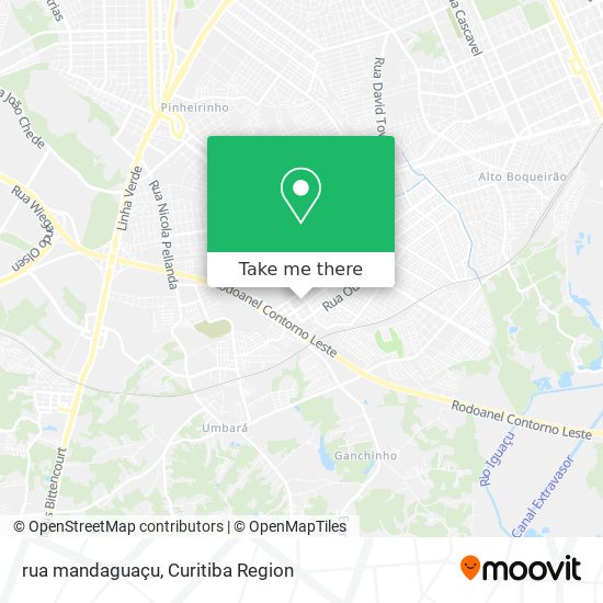 rua mandaguaçu map