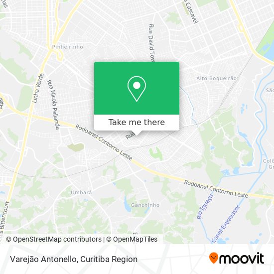 Varejão Antonello map