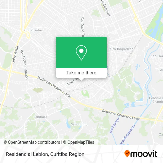 Residencial Leblon map