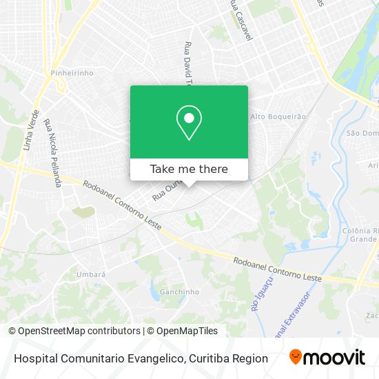Hospital Comunitario Evangelico map