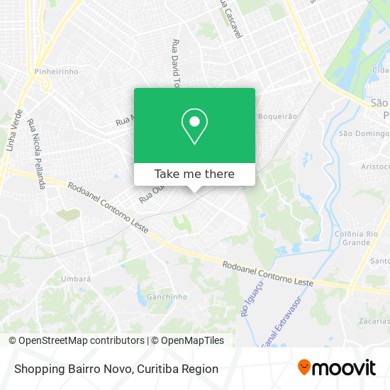 Shopping Bairro Novo map