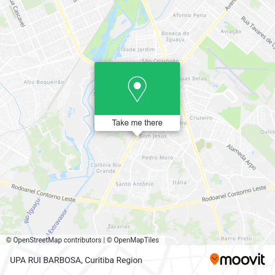 UPA RUI BARBOSA map