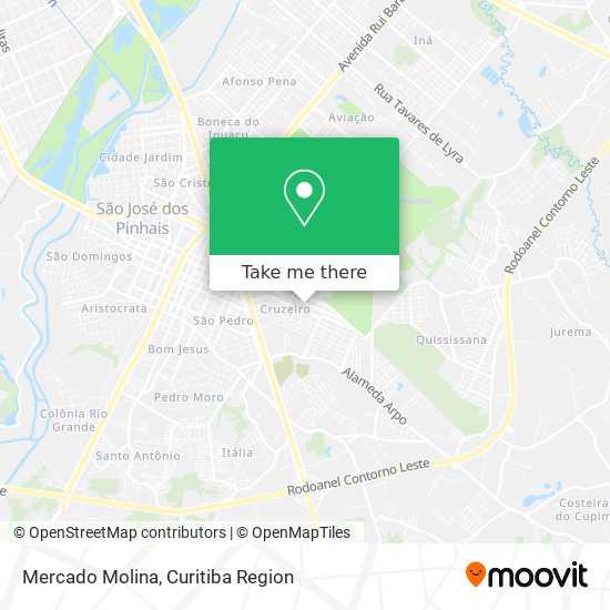 Mercado Molina map