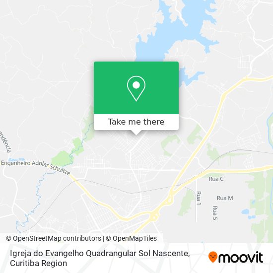 Igreja do Evangelho Quadrangular Sol Nascente map