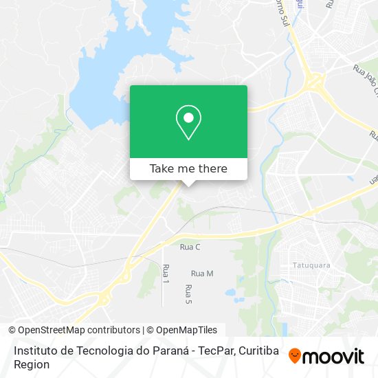 Instituto de Tecnologia do Paraná - TecPar map