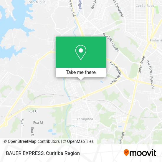 BAUER EXPRESS map