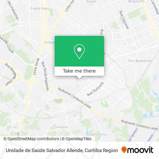 Unidade de Saúde Salvador Allende map