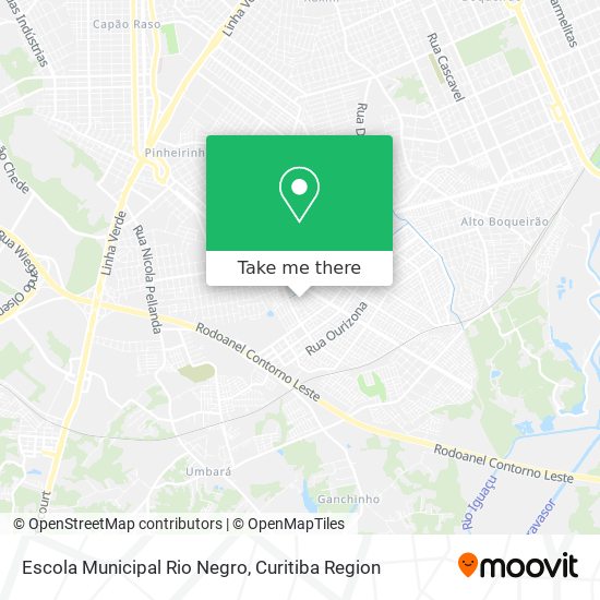 Escola Municipal Rio Negro map