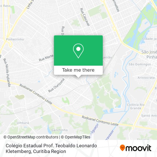 Colégio Estadual Prof. Teobaldo Leonardo Kletemberg map