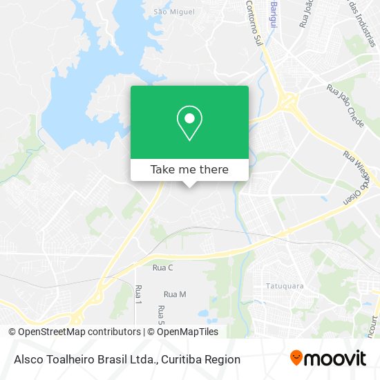 Alsco Toalheiro Brasil Ltda. map
