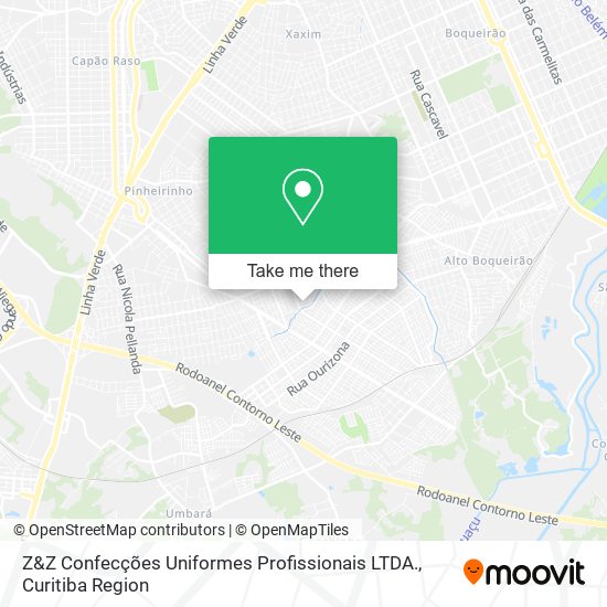 Z&Z Confecções Uniformes Profissionais LTDA. map