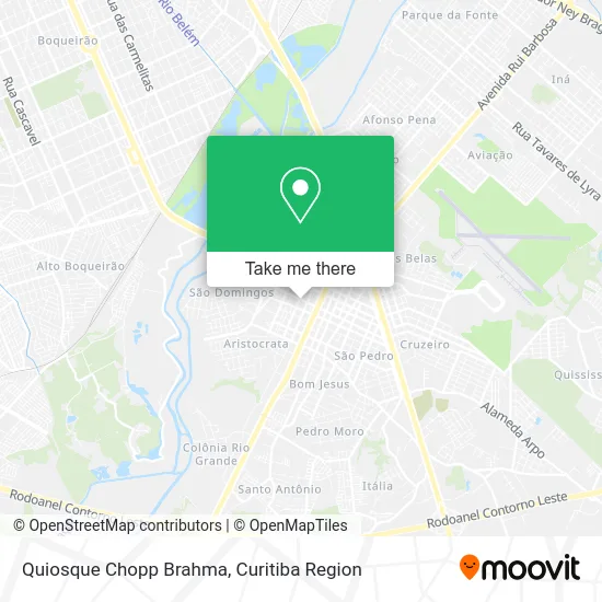 Quiosque Chopp Brahma map