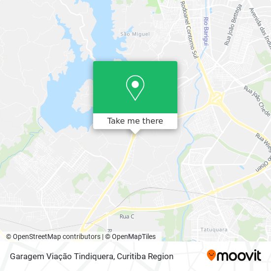 Garagem Viação Tindiquera map