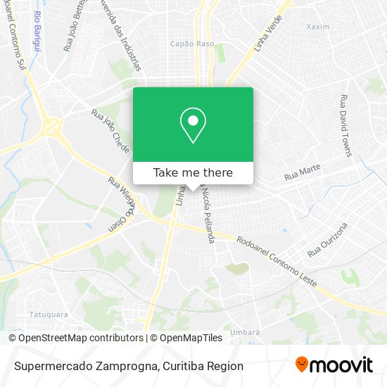 Supermercado Zamprogna map