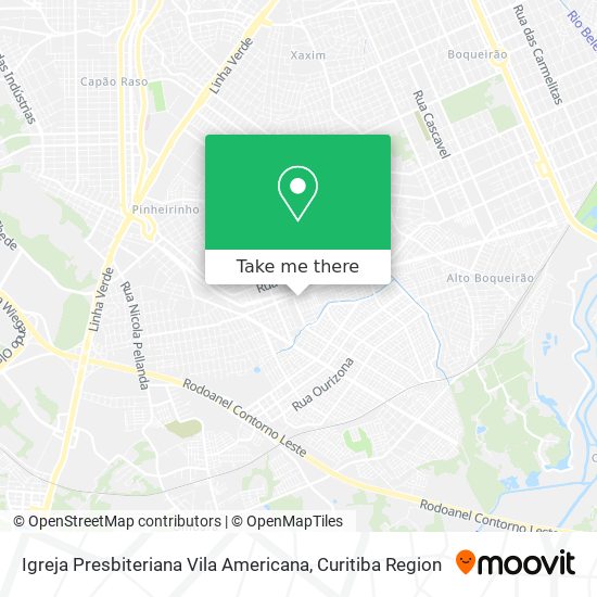 Igreja Presbiteriana Vila Americana map