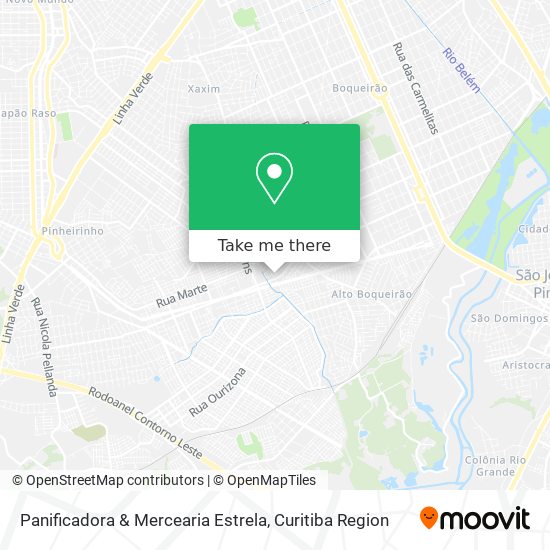 Panificadora & Mercearia Estrela map