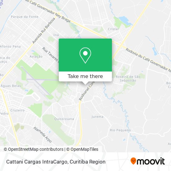 Cattani Cargas IntraCargo map