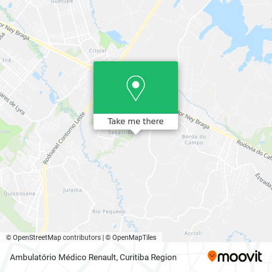 Ambulatório Médico Renault map