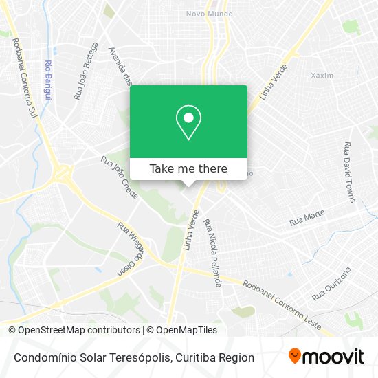 Condomínio Solar Teresópolis map
