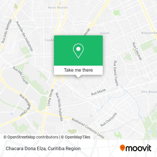 Chacara Dona Elza map