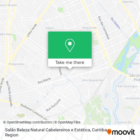 Salão Beleza Natural Cabelereiros e Estética map